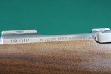 NIB Ruger M77 Hawkeye RSI SS Stainless Mannlicher .243 Winchester Bolt Action Carbine Rifle With Checkered Walnut Stock - 16 of 23