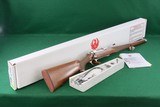 NIB Ruger M77 Hawkeye RSI SS Stainless Mannlicher .243 Winchester Bolt Action Carbine Rifle With Checkered Walnut Stock - 23 of 23