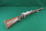 NIB Ruger M77 Hawkeye RSI SS Stainless Mannlicher .243 Winchester Bolt Action Carbine Rifle With Checkered Walnut Stock - 1 of 23