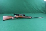 Winchester 43 Deluxe .22 Hornet Bolt Action Rifle W/Checkered Walnut Stock and Weaver K-4-60-B Scope - 2 of 23
