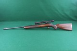 Winchester 43 Deluxe .22 Hornet Bolt Action Rifle W/Checkered Walnut Stock and Weaver K-4-60-B Scope - 6 of 23
