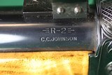 ONE OF A KIND - Winchester 1885 C.C. Johnson R-2 High Quality Custom Single Shot Engraved w/Gold Inlay, Heavy Barrel& Highly Figured Checkered Stock - 19 of 24