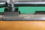 Kimber 22 Hunter .22 LR Bolt Action Rifle W/Checkered Walnut Stock and LEUPOLD ALASKAN 4X DUPLEX SCOPE - 17 of 21
