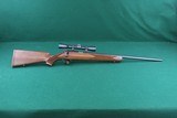 Kimber 22 Hunter .22 LR Bolt Action Rifle W/Checkered Walnut Stock and LEUPOLD ALASKAN 4X DUPLEX SCOPE - 2 of 21