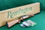LNIB Remington 504 .22 LR Bolt Action Rifle With Checkered Walnut Stock - 1 of 23
