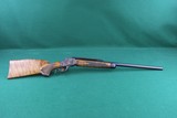 Winchester Custom 1885 .225 Win Falling Block Rifle with Fancy Tiger Maple Stock - 2 of 22