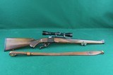 LNIB Ruger No. 1 RSI Mannlicher 7X57 Falling Block Rifle with Full Length Checkered Walnut Stock - 3 of 25