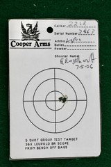 Cooper 57M LVT .22 Long Rifle Bolt Action Rifle with Checkered Walnut Stock LNIB - 2 of 24