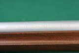 ANIB Cooper Model 21 VR .17 Remington Single Shot Bolt Action Rifle With AA Checkered Walnut Stock - 18 of 23