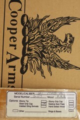 NIB Cooper Arms Model 21 .17 Mach IV Bolt Action Single Shot Rifle with AAA Checkered Walnut Stock & Stainless Shilen Barrel - 23 of 24