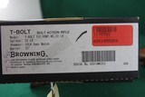 ANIB Browning T-Bolt Target/Varmint .22 LR Rifle with Checkered Walnut Stock - 2 of 25