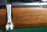 Gustav Genschow & Co. DSM-34 Deutsches Sportmodell .22 LR Single Shot Bolt Action Rifle with Unertl Condor Scope and Bishop Checkered Walnut Stock - 17 of 23