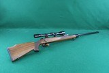 Gustav Genschow & Co. DSM-34 Deutsches Sportmodell .22 LR Single Shot Bolt Action Rifle with Unertl Condor Scope and Bishop Checkered Walnut Stock - 1 of 23