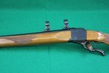 Ruger No. 1 Varmint .22-250 Remington Falling Block Single Shot Rifle with Checkered Walnut Stock - 8 of 21
