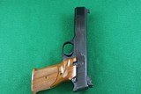 Smith &n Wesson Model 41 .22 Long Rifle Semi-Automatic Pistol with Checkered Walnut Grips and Heavy Barrel - 8 of 22