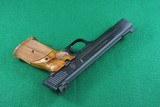 Smith &n Wesson Model 41 .22 Long Rifle Semi-Automatic Pistol with Checkered Walnut Grips and Heavy Barrel - 14 of 22