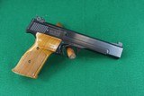 Smith &n Wesson Model 41 .22 Long Rifle Semi-Automatic Pistol with Checkered Walnut Grips and Heavy Barrel - 3 of 22