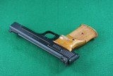 Smith &n Wesson Model 41 .22 Long Rifle Semi-Automatic Pistol with Checkered Walnut Grips and Heavy Barrel - 13 of 22