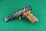 Smith &n Wesson Model 41 .22 Long Rifle Semi-Automatic Pistol with Checkered Walnut Grips and Heavy Barrel - 4 of 22