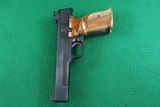 Smith &n Wesson Model 41 .22 Long Rifle Semi-Automatic Pistol with Checkered Walnut Grips and Heavy Barrel - 10 of 22