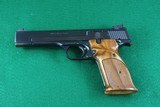 Smith &n Wesson Model 41 .22 Long Rifle Semi-Automatic Pistol with Checkered Walnut Grips and Heavy Barrel - 5 of 22