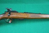 Savage Anschutz Model 54 M Sporter .22 Win. Mag.Bolt Action Rifle with Redfield International Match Sights and Checkered Walnut Stock - 4 of 24