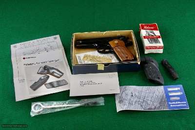 Smith & Wesson 39 2 9MM Semi Automatic Pistol with Checkered Walnut Grips