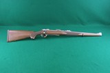 ANIB Ruger M77 Hawkeye Satin Stainless RSI .223 REM Bolt Action Rifle with Checkered Mannlicher Stock - 2 of 25