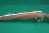ANIB Ruger M77 Hawkeye Satin Stainless RSI .223 REM Bolt Action Rifle with Checkered Mannlicher Stock - 8 of 25