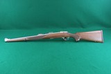 ANIB Ruger M77 Hawkeye Satin Stainless RSI .223 REM Bolt Action Rifle with Checkered Mannlicher Stock - 6 of 25