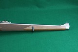 ANIB Ruger M77 Hawkeye Satin Stainless RSI .223 REM Bolt Action Rifle with Checkered Mannlicher Stock - 5 of 25