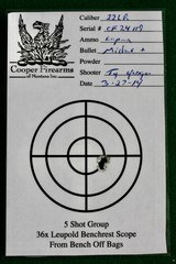 ANIB Cooper Firearms 57M Mannlicher .22 LR Bolt Action Rifle with Checkered Walnut Mannlicher Stock - 18 of 24