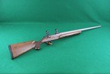 Cooper 21 .223 Single Shot Bolt Action Rifle in Original Box with Heavy Stainless Barrel, Checkered Walnut Stock and Beaver Tail Fore End