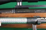 Remington Arms Co. Inc. 700 BDL Varmint Heavy Barrel .22-250 Rem Bolt Action Rifle with Checkered Walnut Stock & Vortex Scope - 21 of 25