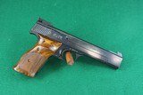 Smith & Wesson 41 .22 LR Semi-Automatic Pistol with Heavy Barrel & Checkered Walnut Grips - 2 of 18