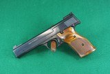 Smith & Wesson 41 .22 LR Semi-Automatic Pistol with Heavy Barrel & Checkered Walnut Grips - 3 of 18