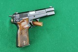 Browing HI-POWER 9mm Luger Semi-Auto Pistol with Checkered Walnut Grips