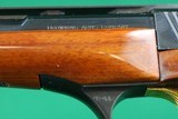 Browning BELGIUM MEDALIST .22 LR Semi-Automatic Pistol with Case, Weights & Checkered Walnut Target Grips - 21 of 24