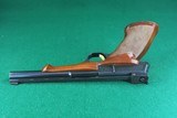 Browning BELGIUM MEDALIST .22 LR Semi-Automatic Pistol with Case, Weights & Checkered Walnut Target Grips - 13 of 24