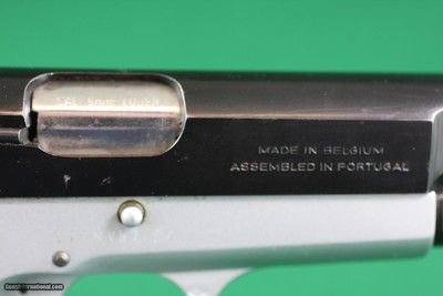 Browning HI-POWER TWO-TONE SIGNATURE MODEL 9MM Luger Semi-Automatic Pistol with Fully Checkered Wrap Around Grips - Image 16 of 19