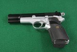 Browning HI-POWER TWO-TONE SIGNATURE MODEL 9MM Luger Semi-Automatic Pistol with Fully Checkered Wrap Around Grips - 5 of 19