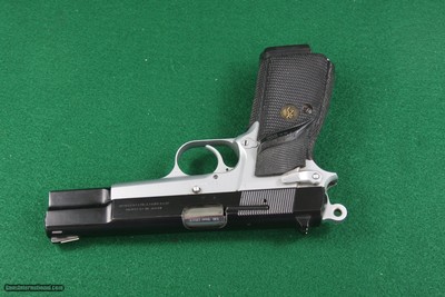 Browning HI-POWER TWO-TONE SIGNATURE MODEL 9MM Luger Semi-Automatic Pistol with Fully Checkered Wrap Around Grips - Image 7 of 19