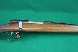 LIKE NEW CZ WAFFENWERKE BRUNN 98 Sporter 7X57 7MM Mauser Bolt Action Rifle with Checkered Mannlicher Full Walnut Stock - 4 of 24