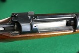 LIKE NEW CZ WAFFENWERKE BRUNN 98 Sporter 7X57 7MM Mauser Bolt Action Rifle with Checkered Mannlicher Full Walnut Stock - 20 of 24