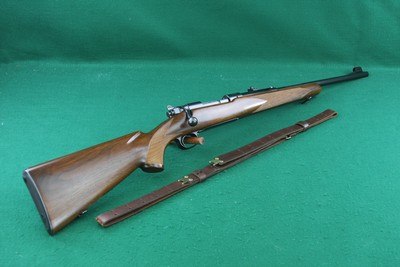 Winchester Model 70 CARBINE 9 MM Bolt Action Rifle With Checkered Walnut Stock