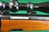 Steyr Daimler Puch Mannlicher Model SL Varmint .223 Remington Bolt Action Rifle with Checkered Walnut Stock - 18 of 24