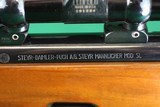 Steyr Daimler Puch Mannlicher Model SL Varmint .223 Remington Bolt Action Rifle with Checkered Walnut Stock - 17 of 24