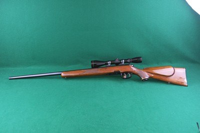 Steyr Daimler Puch Mannlicher Model SL Varmint .223 Remington Bolt Action Rifle with Checkered Walnut Stock - Image 6 of 24