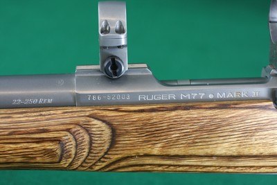 LIKE NEW Sturm Ruger & Co. Inc. 77 MK II Varmint .22-250 Remington Stainless Bolt Action Rifle with Laminated Stock - Image 16 of 21
