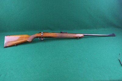 Mauser Werke A. G. Oberndorf R.N..22 LR Bolt Action Single Shot Rifle with Checkered Walnut Stock - Image 2 of 25
